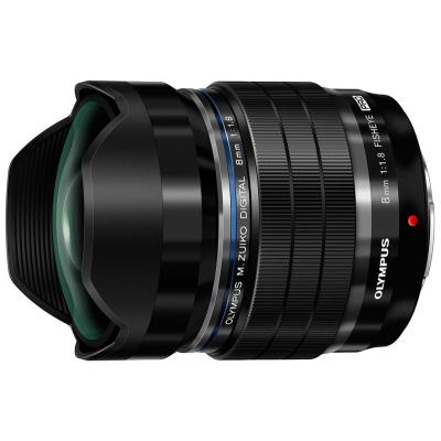 Об'єктив Olympus ED 8mm 1:2.8 PRO Black (V312030BW000) - зображення 1