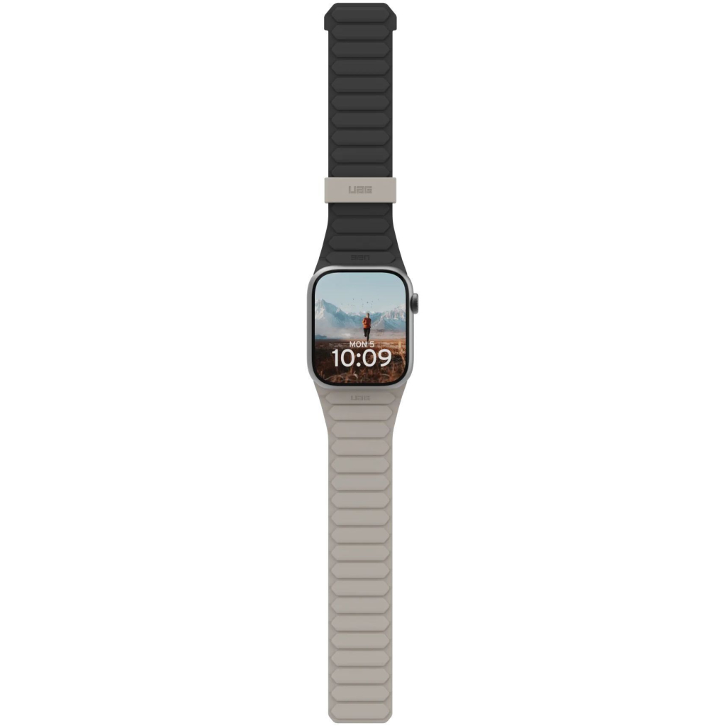 Ремінець до смарт-годинника UAG для Apple Watch Ultra 2/Ultra-49-45-44-42mm, Pathfinder, Black/Titanium (194161114036) - зображення 1