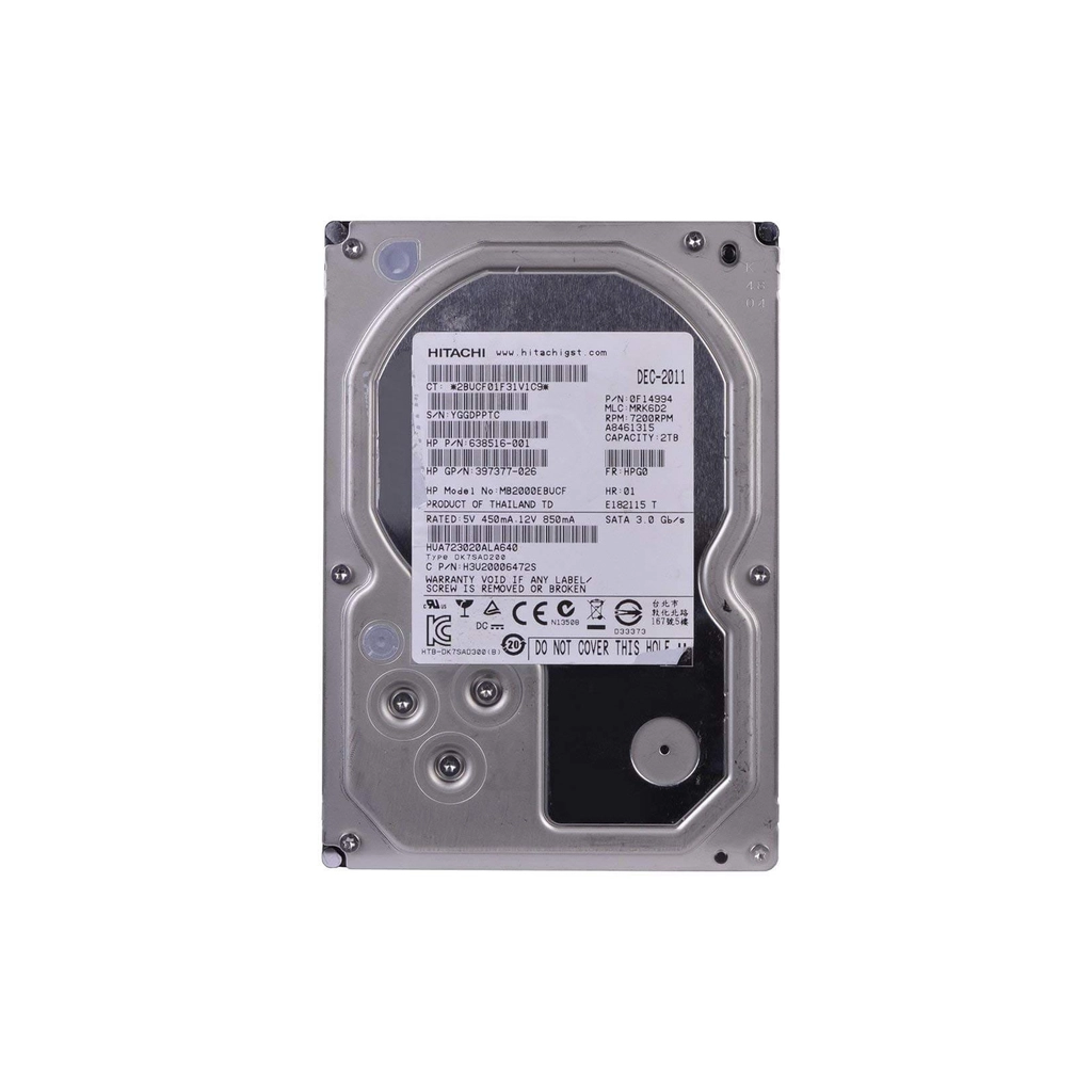 Жорсткий диск 3.5" 2TB WDC Hitachi HGST (# HUA723020ALA640 #) - зображення 1
