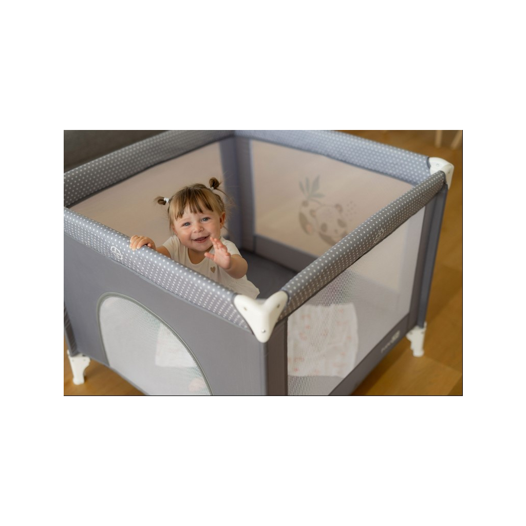 Дитячий манеж FreeON Square Панда (80890) - зображення 5