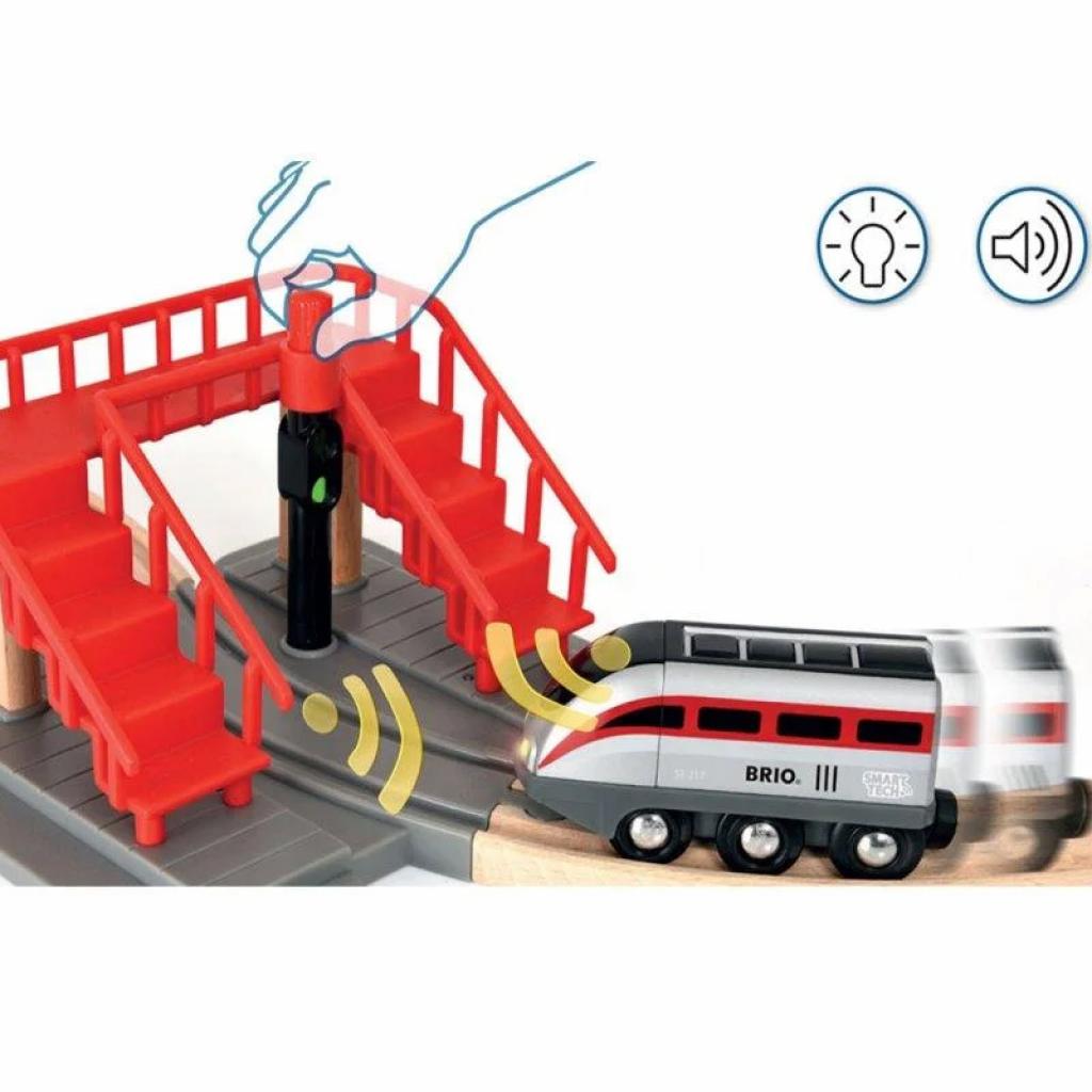 Залізниця Brio World Smart Tech з потягом і керуючими тонелями (33873) - зображення 3
