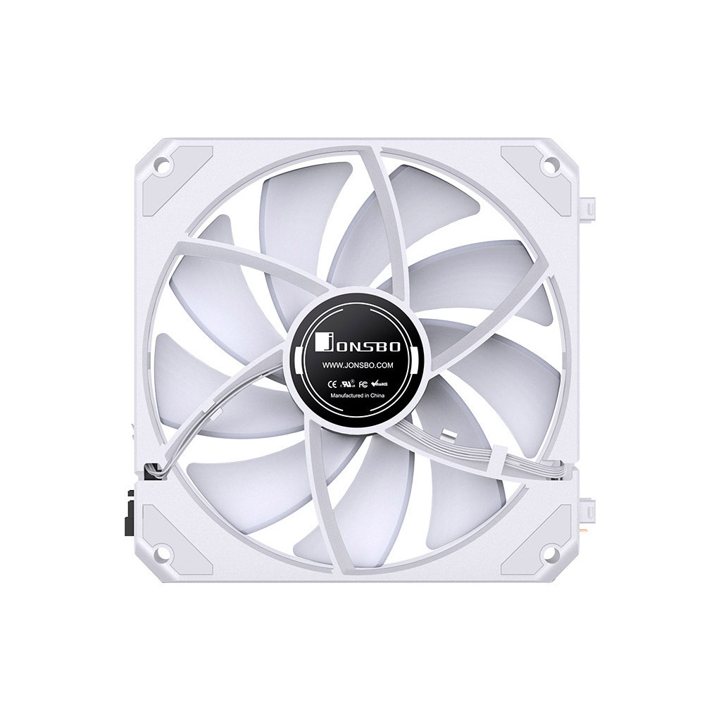 Кулер до корпусу JONSBO ZG-120W White - зображення 11