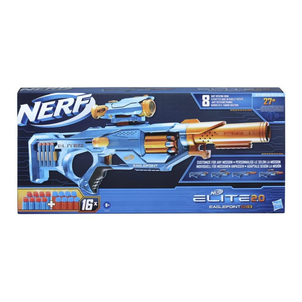 Іграшкова зброя Hasbro Nerf Еліт 2.0 EaglePoint RD 8 (F0423) - изображение 3