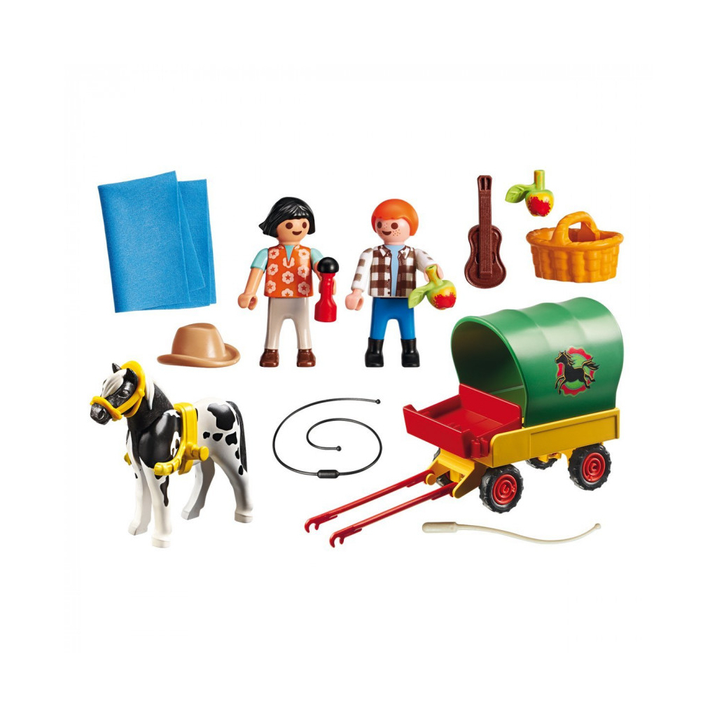 Конструктор Playmobil Пікнік з вагончиком для поні (6987760) - зображення 3