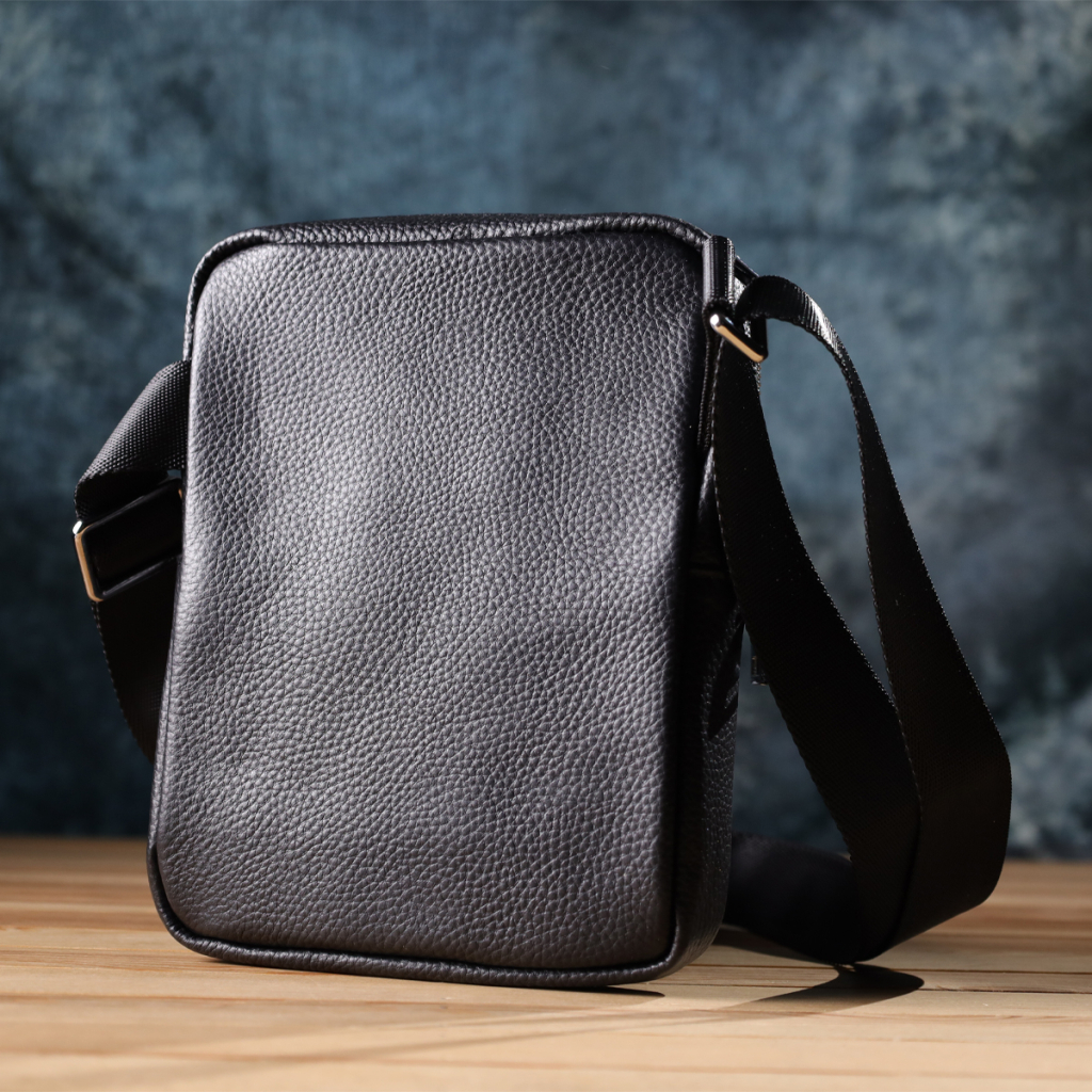 Сумка Vintage З натуральної шкіри Чорна (22862) - зображення 9