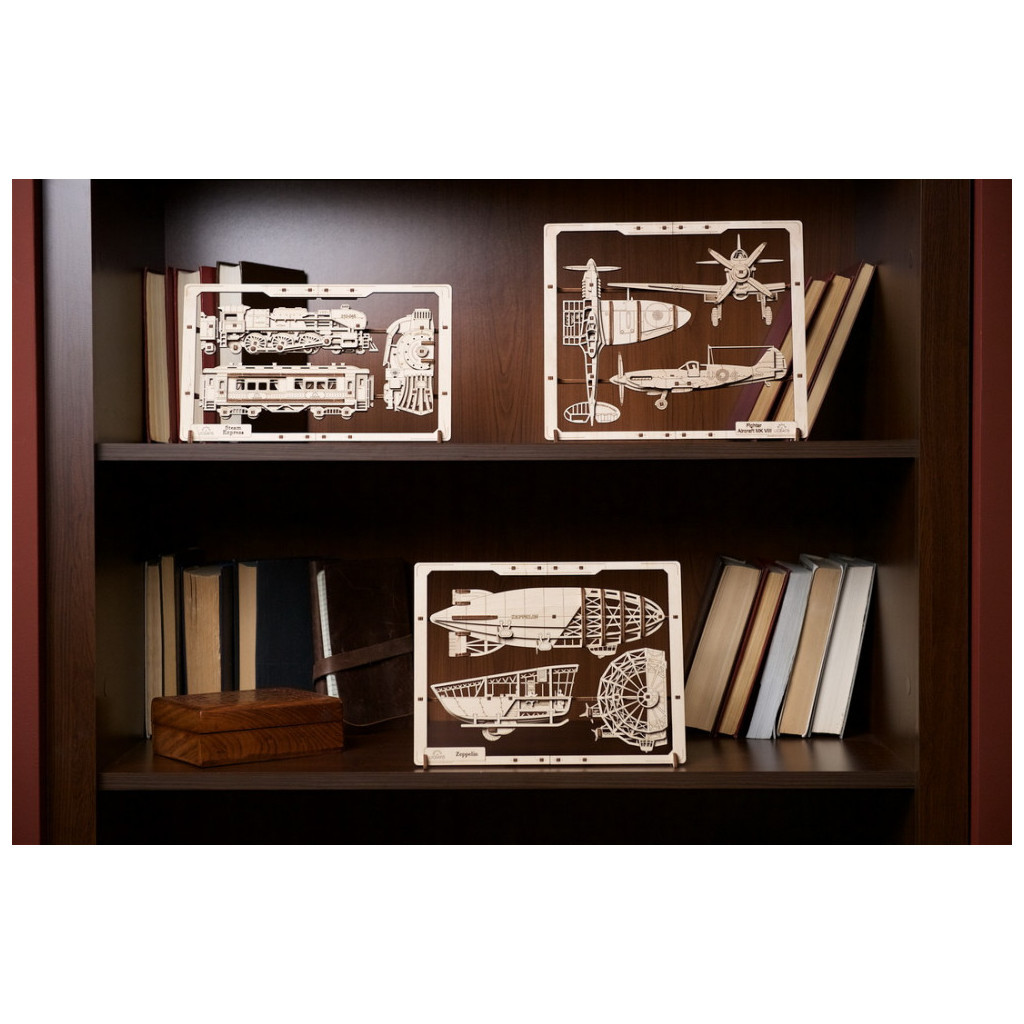 Конструктор Ugears Цепелін 2.5D (6337512) - зображення 8