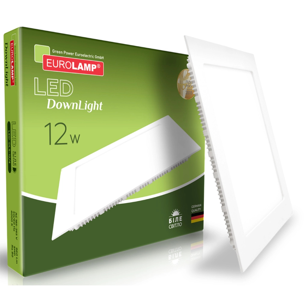 Світильник Eurolamp Downlight 12W 4000K (LED-DLS-12/4) - зображення 2