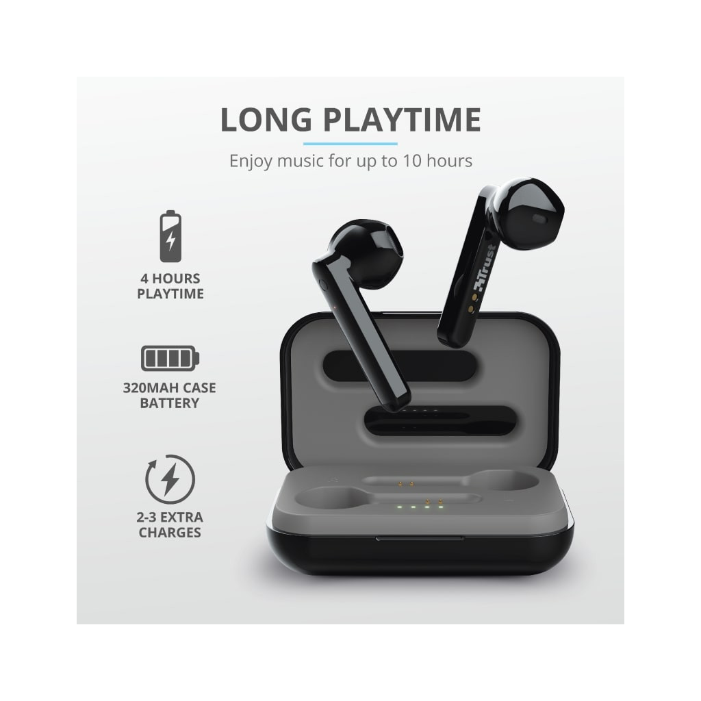 Навушники Trust Primo Touch True Wireless Mic Black (23712) - зображення 12