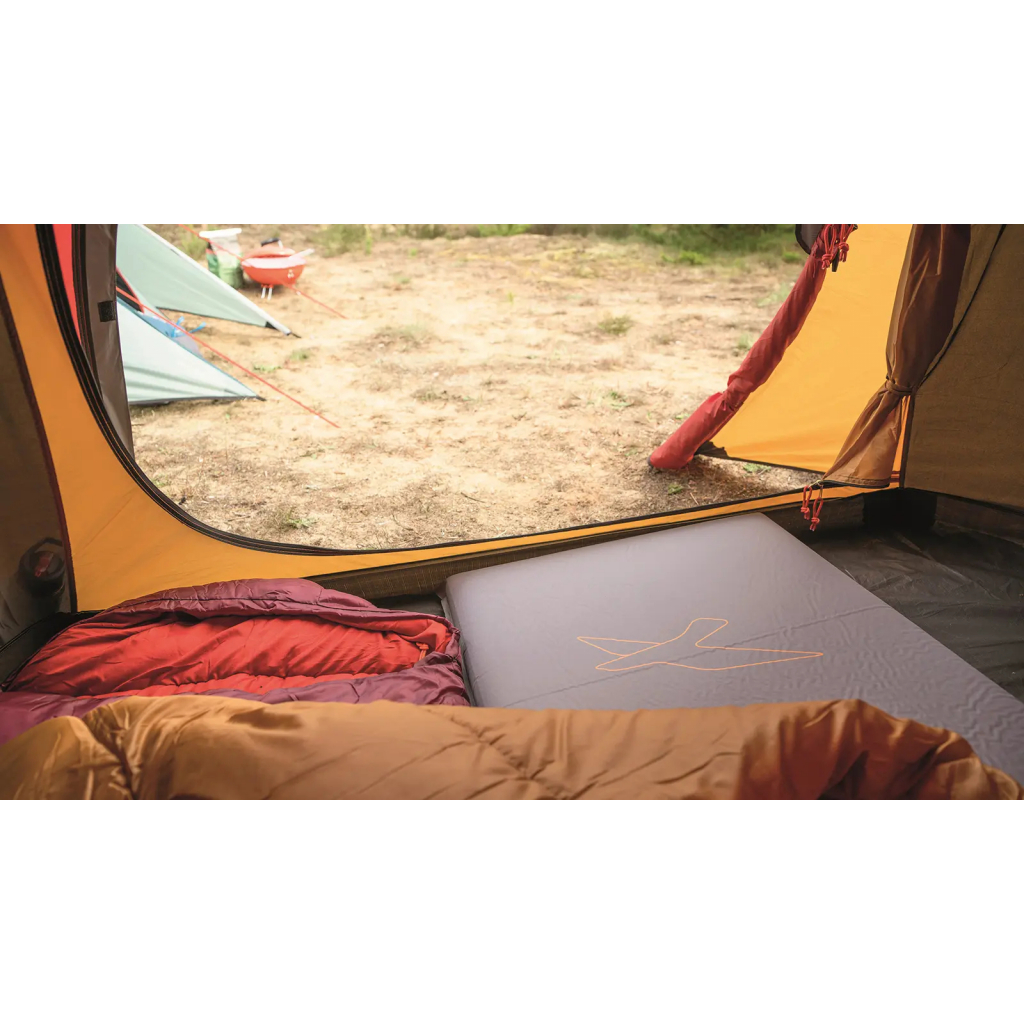 Туристичний килимок Easy Camp Self-inflating Siesta Mat Single 10 cm Grey (928955) - зображення 4