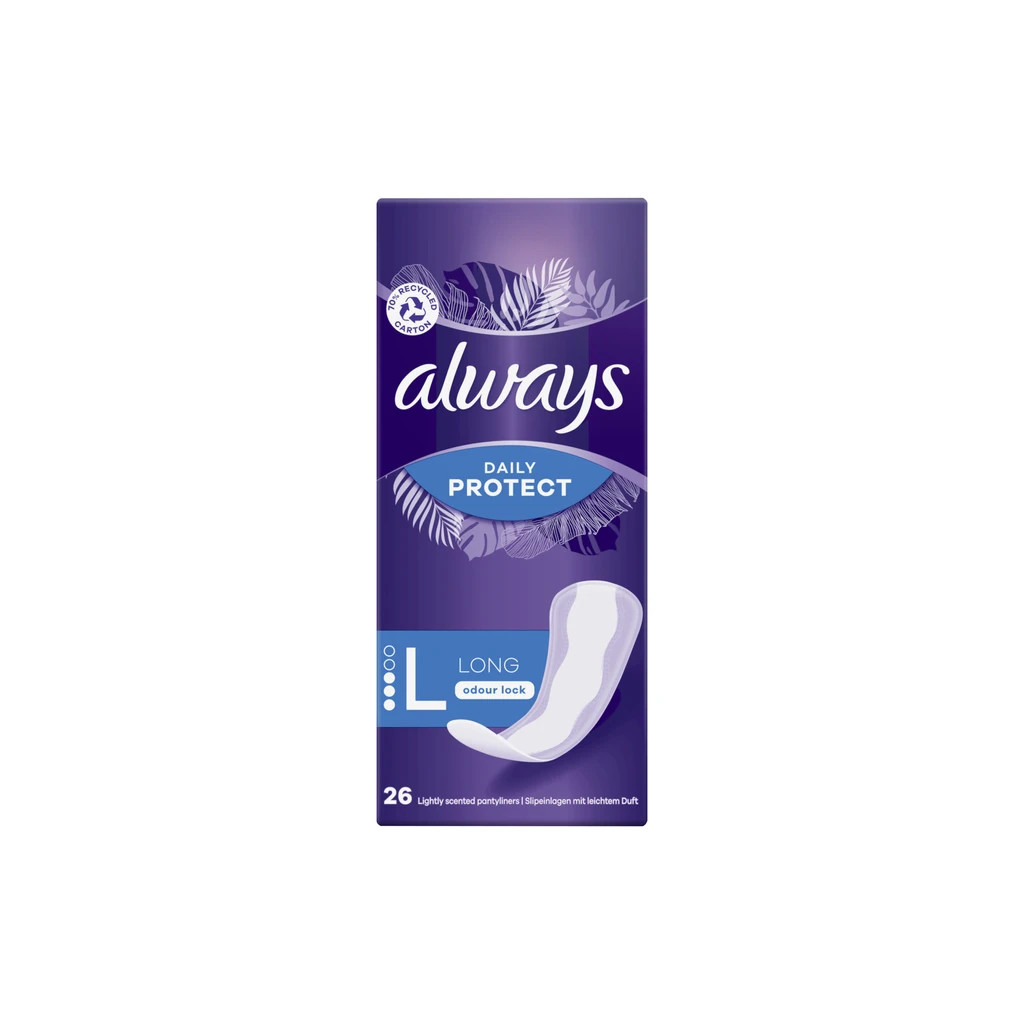 Щоденні прокладки Always Daily Protect Long Нейтралізація запаху 26 шт. (8700216461894) - зображення 2