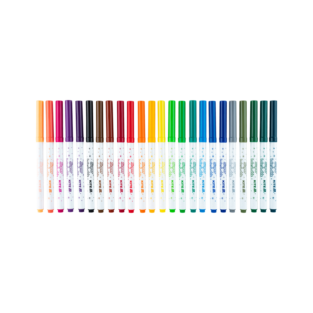 Фломастери Kite Creative Superwashable 24 кольорів (K-1153) - зображення 2