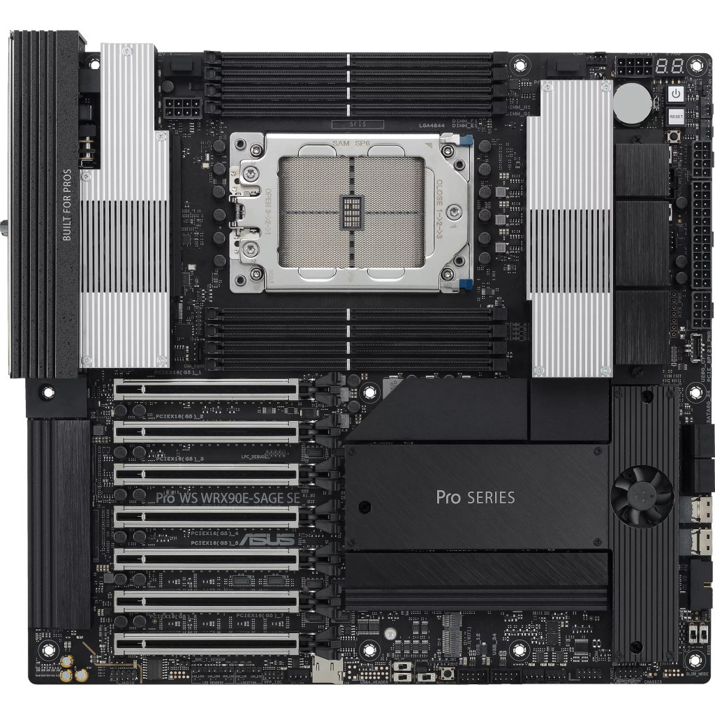 Серверна материнська плата ASUS PRO WS WRX90E-SAGE SE sTR5 WRX90 8xDDR5 M.2 EEB (90MB1FW0-M0EAY0) - зображення 1