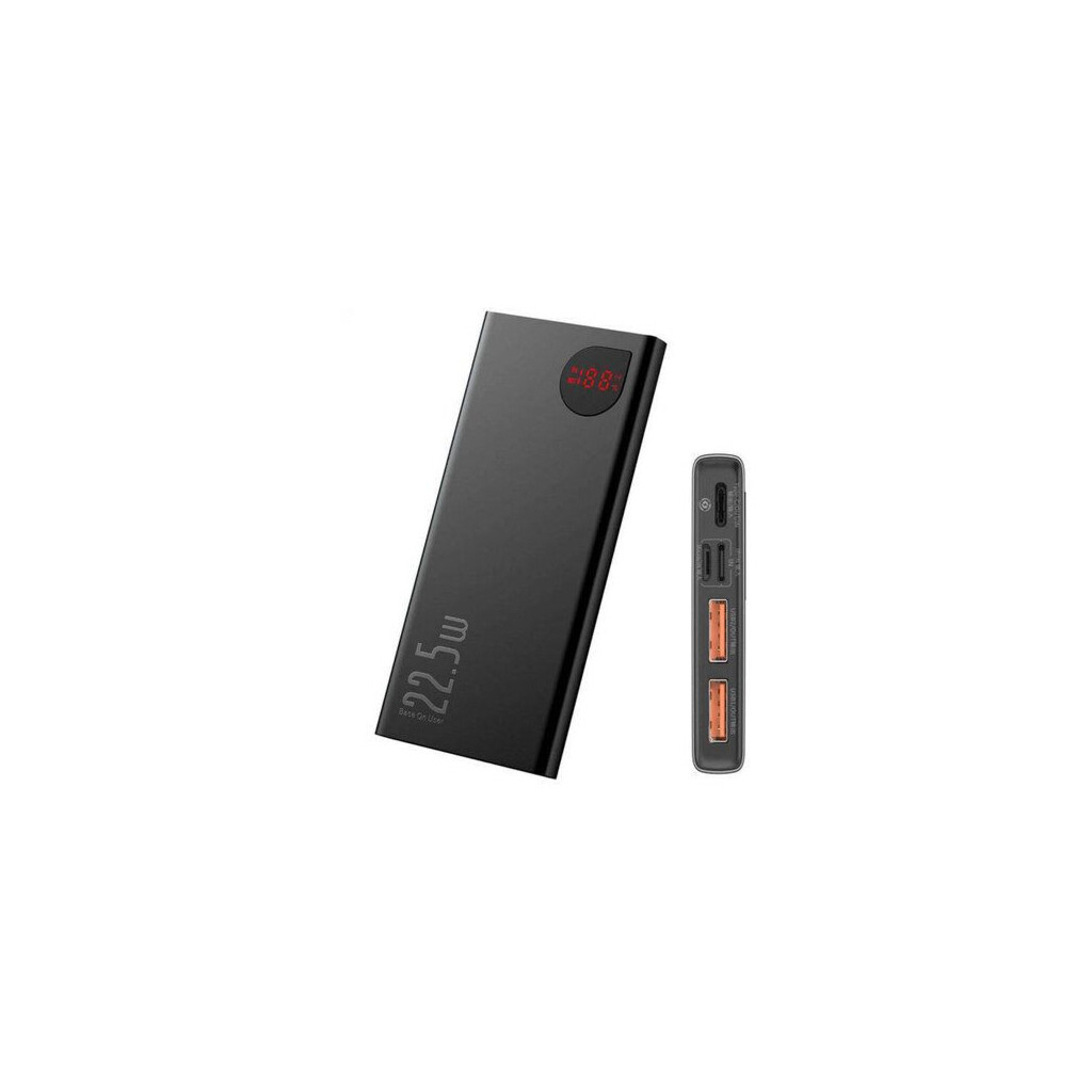 Батарея універсальна Baseus Adaman Metal 10000mAh, PD/22.5W, QC/3.0, Lightning (PPAD000001 / PPADM10S) - зображення 2