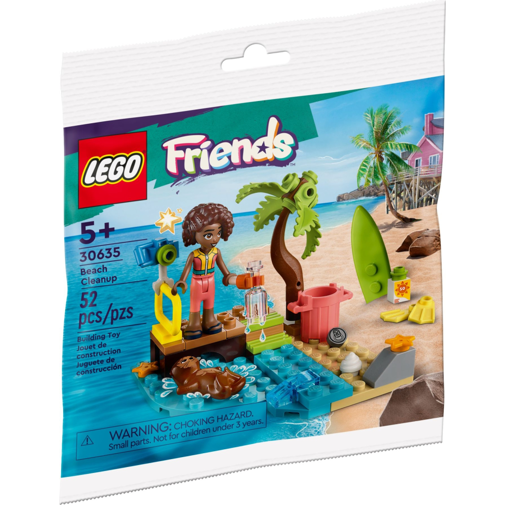 Конструктор LEGO Friends Прибирання пляжу (30635) - зображення 1