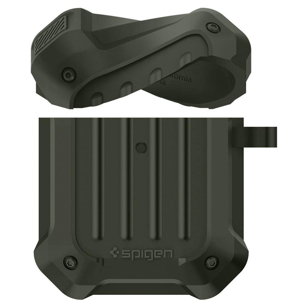 Чохол для навушників Spigen для Airpods Tough Armor Military Green (074CS26499) - зображення 8