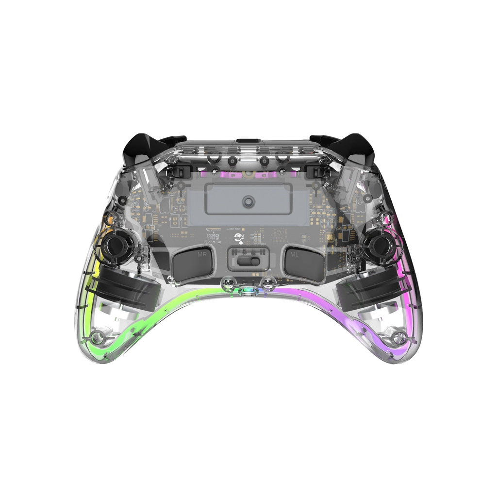 Геймпад GamePro GPX13T 2.4G/BT 5.1/USB/PC/iOS/Android RGB Transparent (GPX13T) - зображення 3
