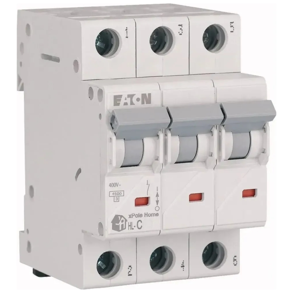 Автоматичний вимикач Eaton 3-п. С 16А HL 4.5кА - зображення 1