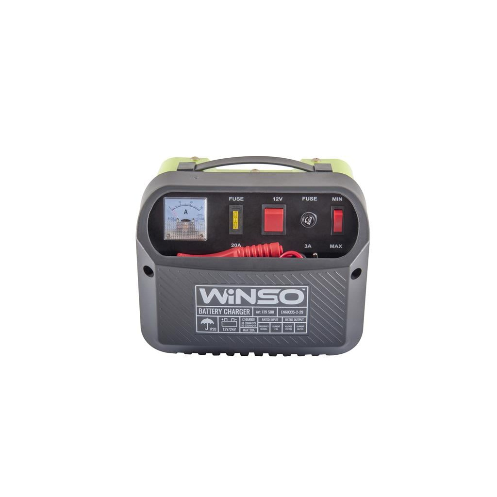 Зарядний пристрій для автомобільного акумулятора WINSO 139500 - зображення 4