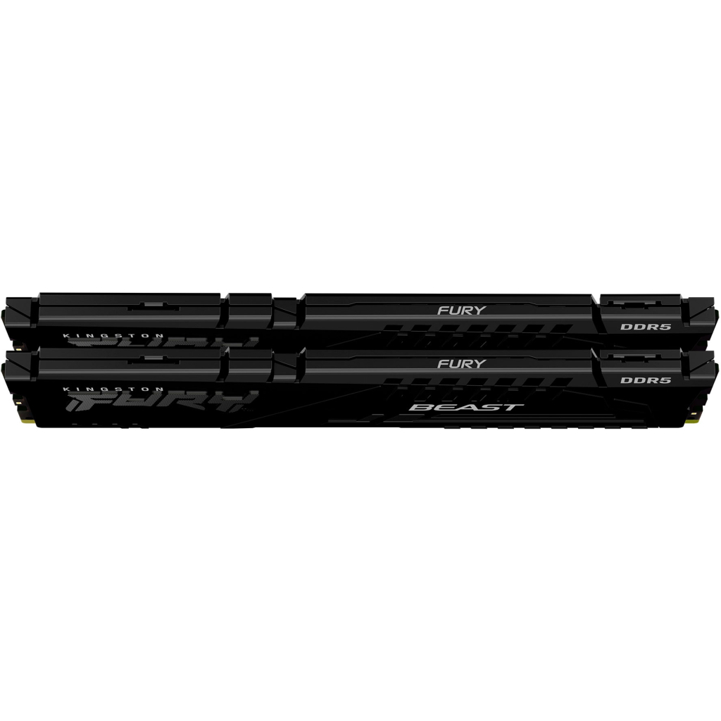 Модуль пам'яті для комп'ютера DDR5 64GB (2x32GB) 5600 MHz FURY Beast Black Kingston Fury (ex.HyperX) (KF556C40BBK2-64) - зображення 3