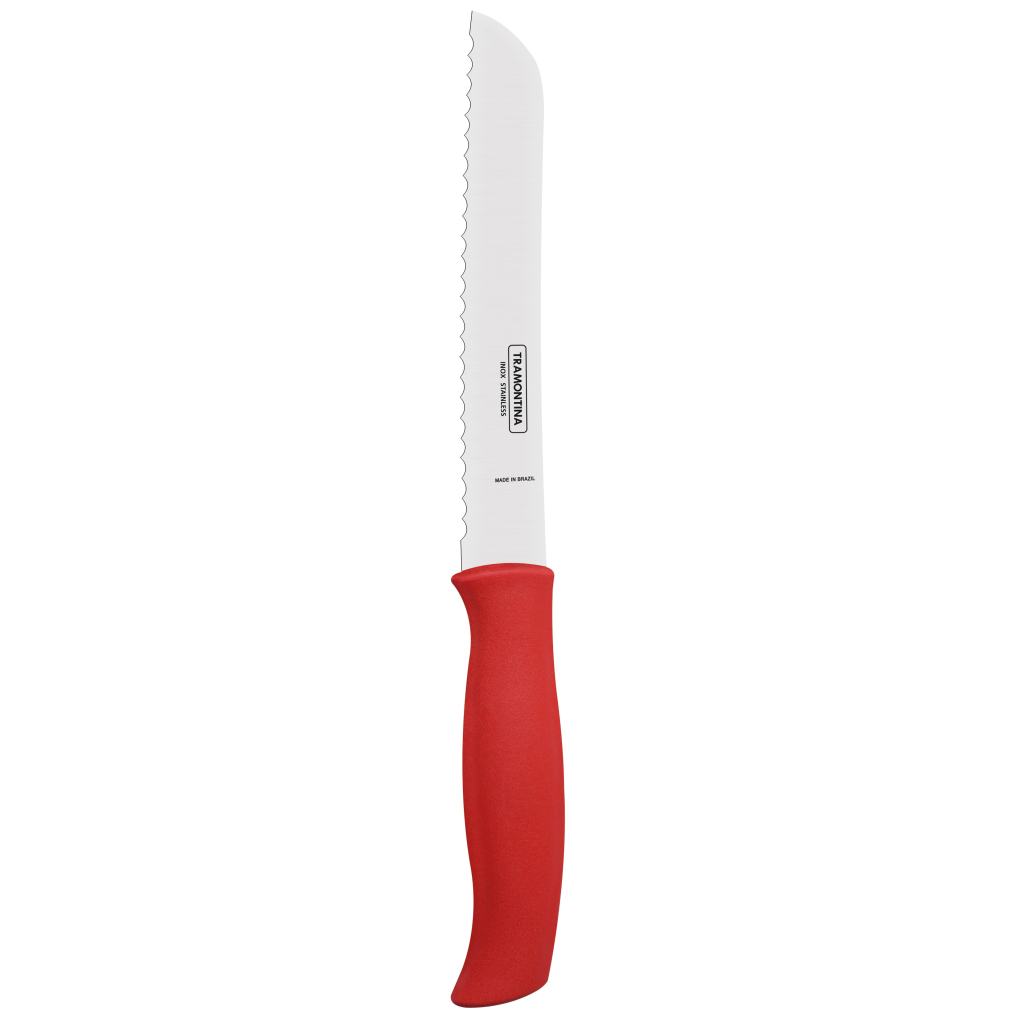 Кухонний ніж Tramontina Soft Plus Red Bread 178 мм (23662/177) - зображення 3