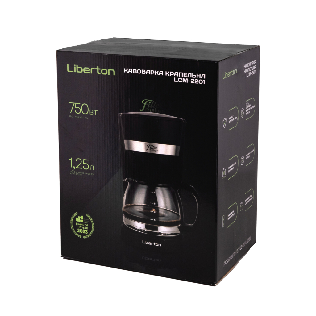 Крапельна кавоварка Liberton LCM-2201 - изображение 12