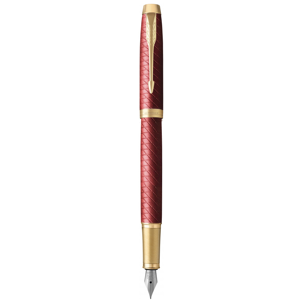 Ручка пір'яна Parker IM 17 Premium Red GT  FP F (24 811) - зображення 1