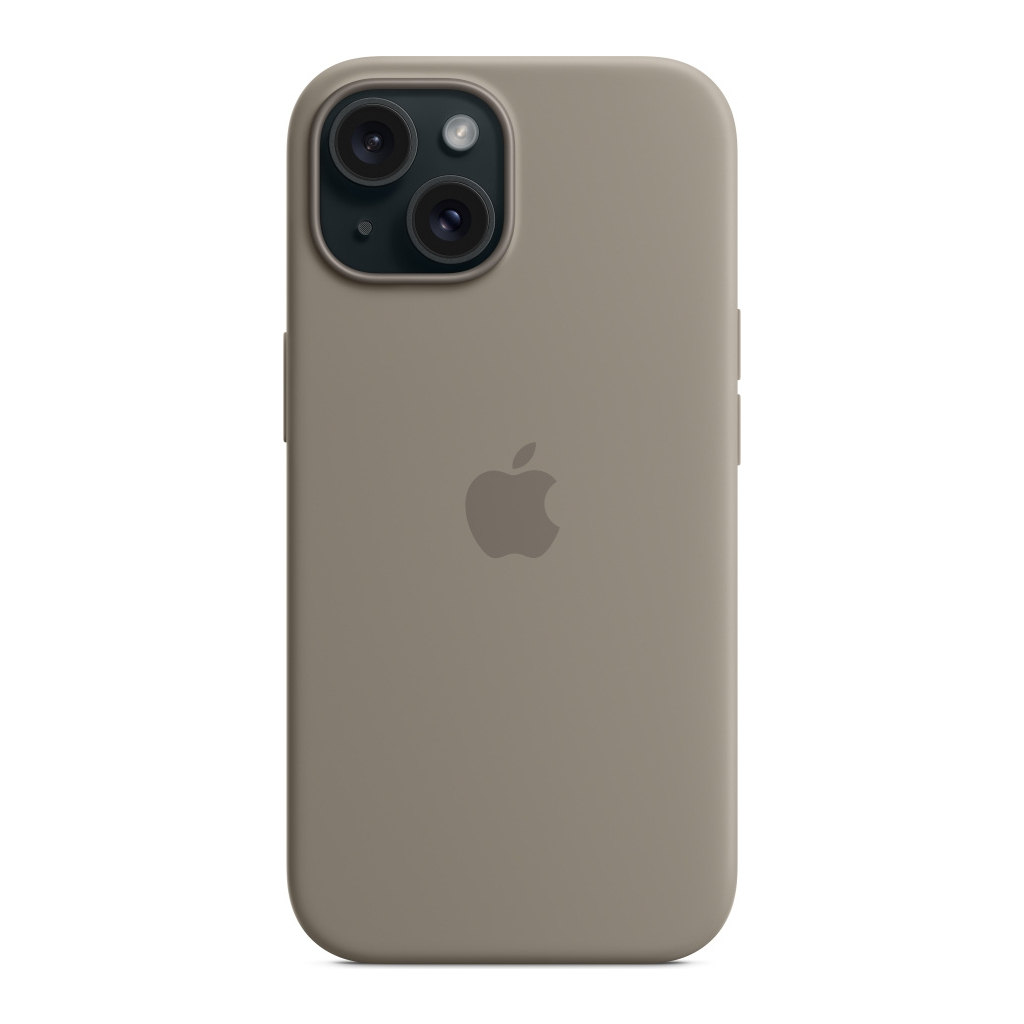 Чохол до мобільного телефона Apple iPhone 15 Silicone Case with MagSafe Clay (MT0Q3ZM/A) - зображення 5
