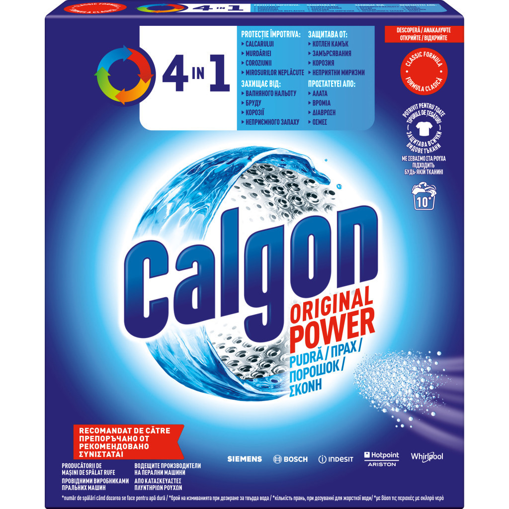 Пом'якшувач води Calgon 4 в 1 500 г (5900627008203) - зображення 1