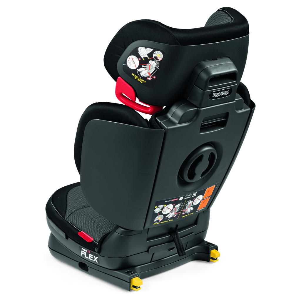 Автокрісло Peg-Perego Viaggio 2-3 Flex Crystal Black Чорно-сіре (IMVF000035DP53DX13) - зображення 4