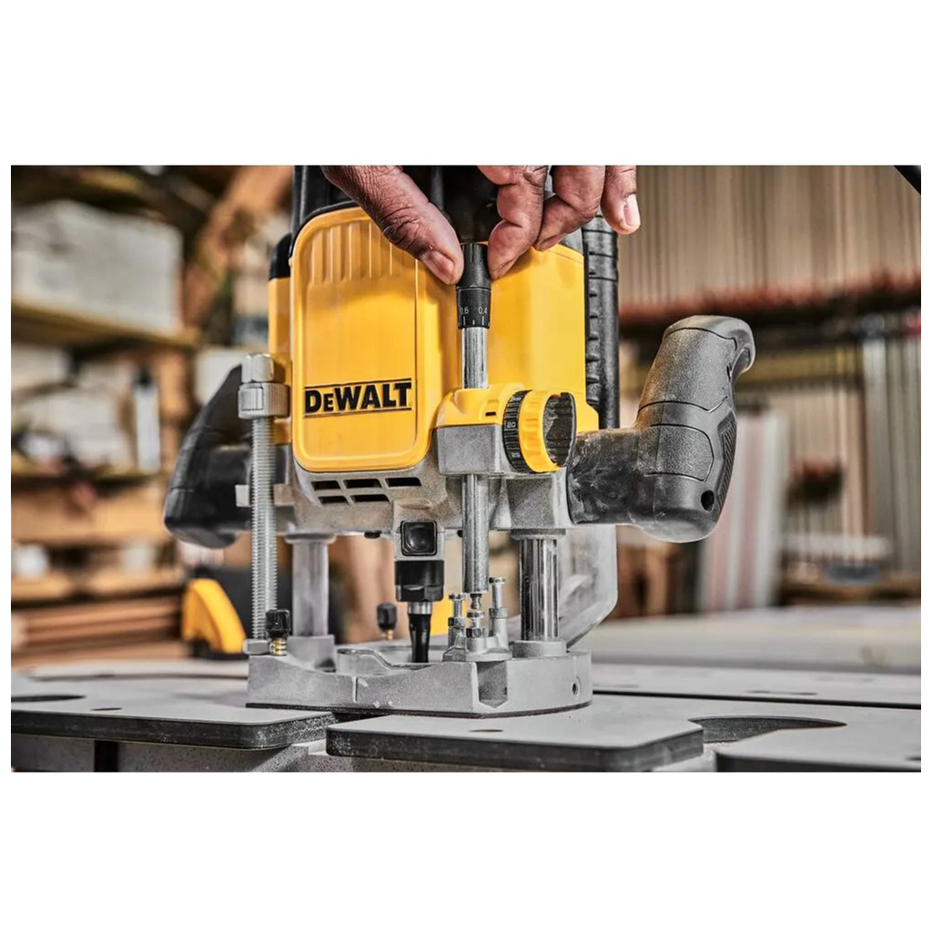 Фрезер DeWALT 2300 Вт, 9000 - 22000 об/хв, цанговий патрон 12 мм, 6.1 кг (DWE625) - зображення 6