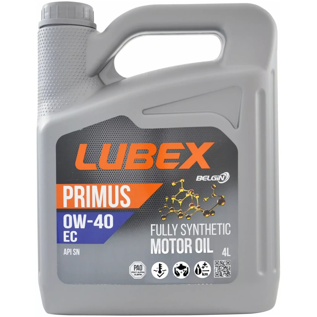 Моторна олива LUBEX PRIMUS EC 0w40 4л (034-1299-0404) - зображення 2