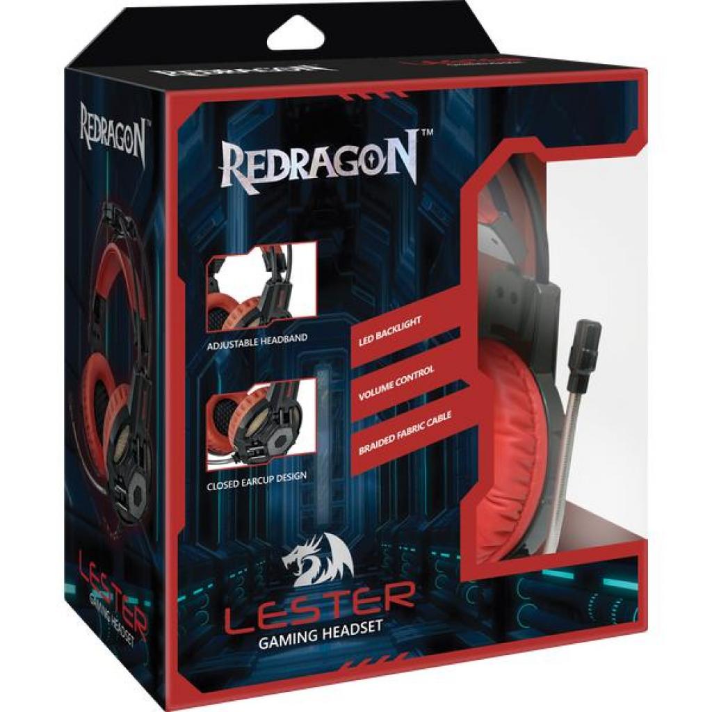 Навушники Redragon Lester Black-Red (64541) - зображення 6