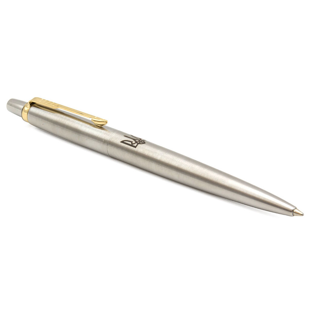 Ручка кулькова Parker JOTTER 17 UKRAINE SS GT BP Тризуб (16032_TR) - зображення 3