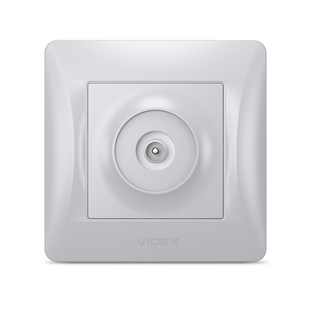 ТВ розетка Videx BINERA TV одинарна сереб (VF-BNSK1TVME-SS) - изображение 2