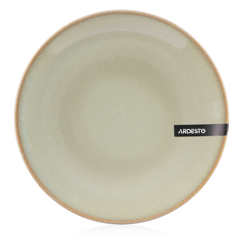 Тарілка Ardesto Lecco Сіра 19,5 см Десертна (AR2919LRG) - зображення 1