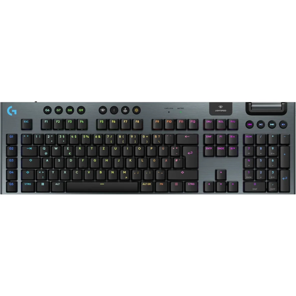 Клавіатура Logitech G915 X Lightspeed Switch-Linear Wireless/Bluetooth/USB UA Black (920-012698) - зображення 1