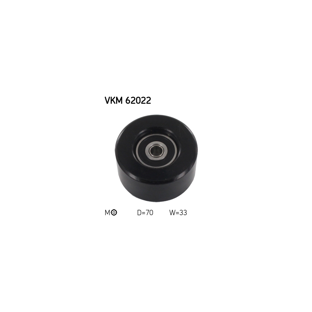 Ролик натягувача ременя SKF VKM 62022 - зображення 1