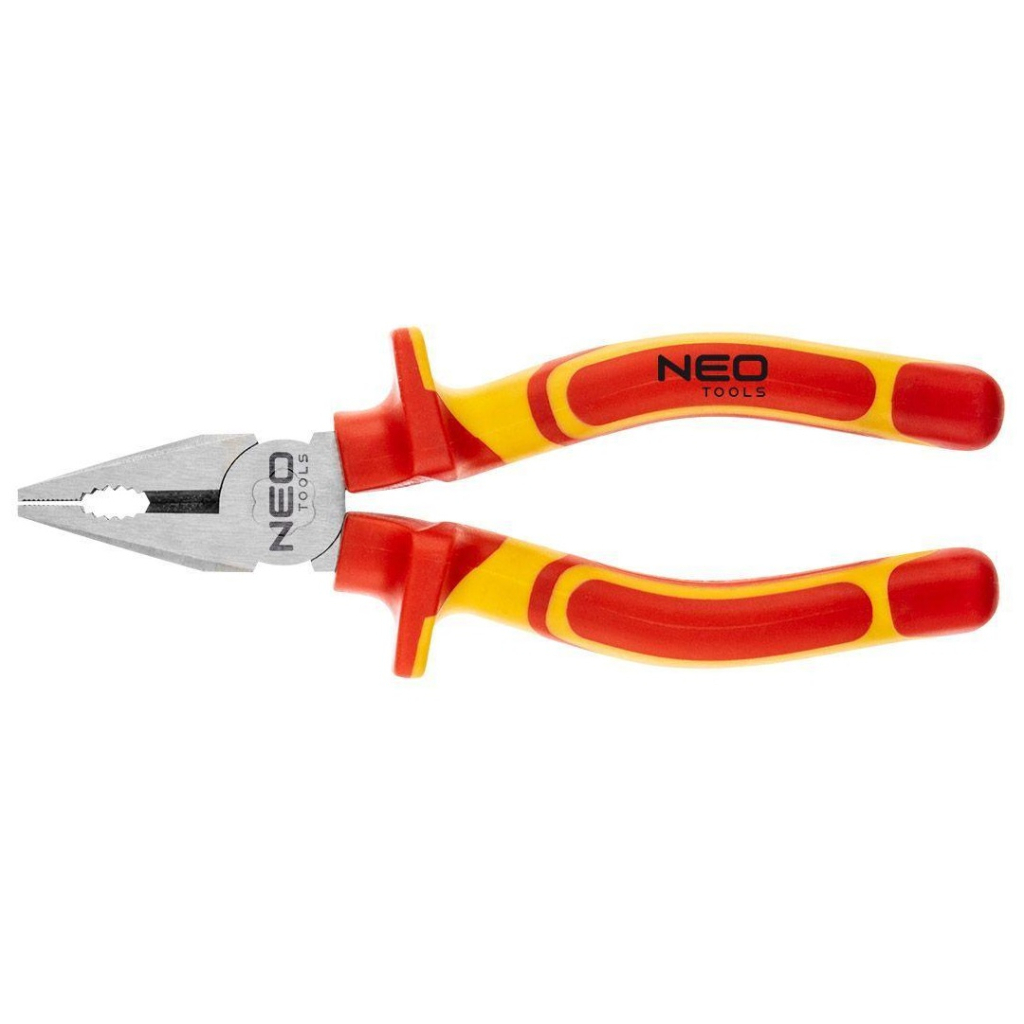 Плоскогубці Neo Tools 180 мм, 1000 В, CrV, поліровані (01-221) - зображення 1