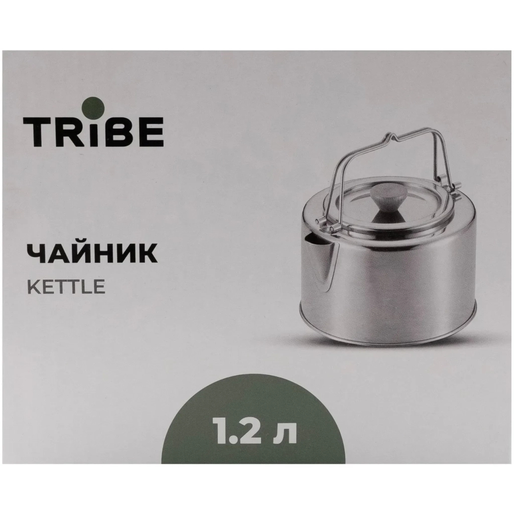 Чайник туристичний Tribe Kettle 1,2 л сталевий (T-FI-0010-metal) - изображение 6