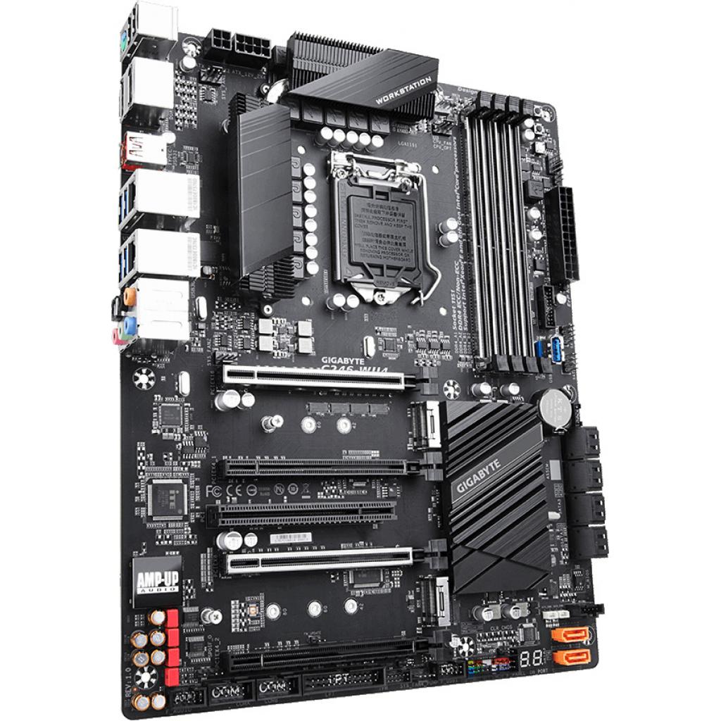 Серверна материнська плата GIGABYTE C246-WU4 - зображення 3