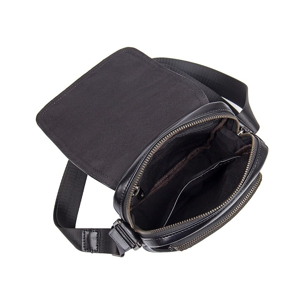 Сумка Vintage Шкіряна Чорна (14470) - зображення 7