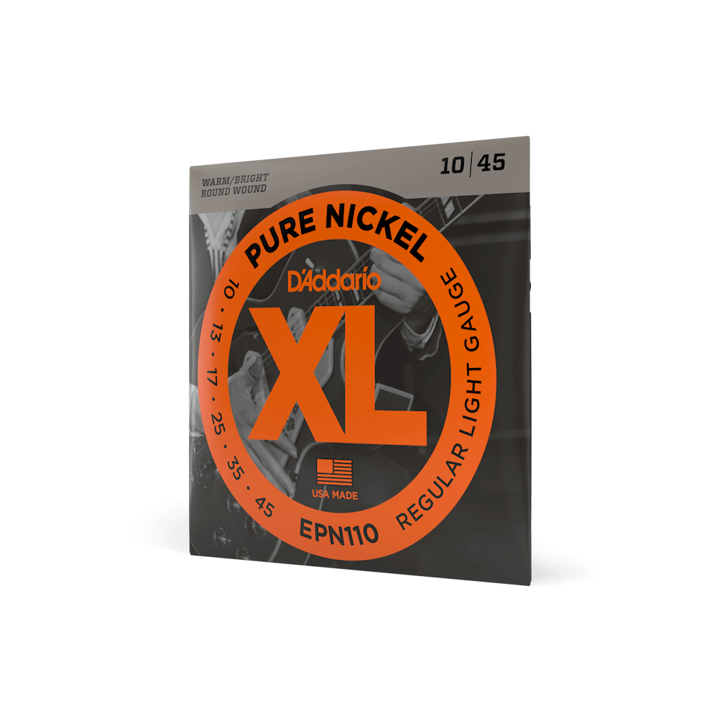 Струни для гітари D'Addario XL Pure Nickel Regular Light (10-45) (EPN110) - зображення 2