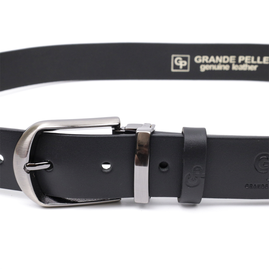 Ремінь Grande Pelle Брючний з натуральної шкіри Чорний (11681) - зображення 5