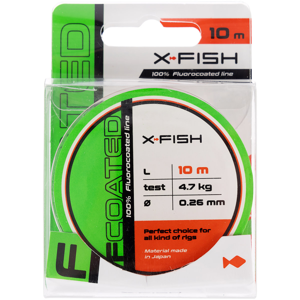 Флюорокарбон X-Fish FCoated 10m 0.26mm 4.7kg (1917.01.26) - зображення 2