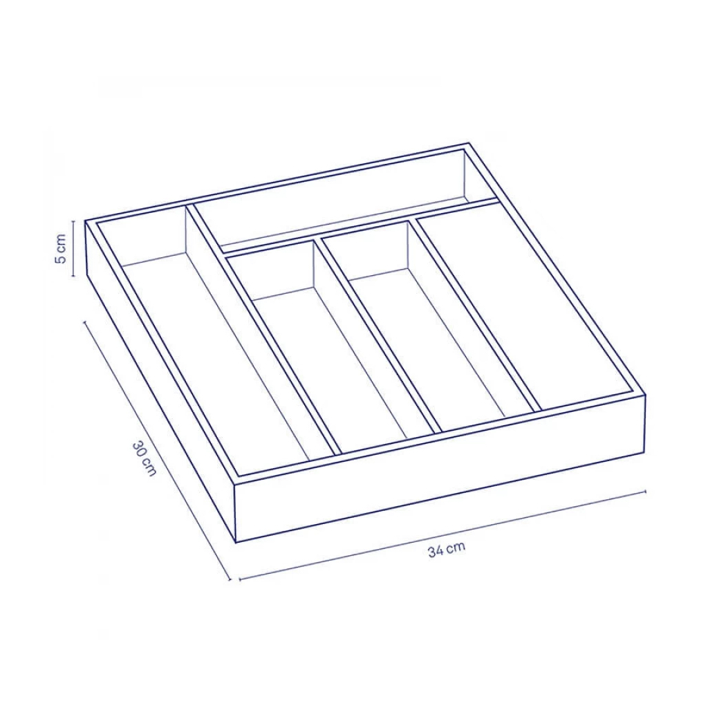 Органайзер для столових приборів Kela Kalma 30 х 34 х 5 см (12011) - изображение 3