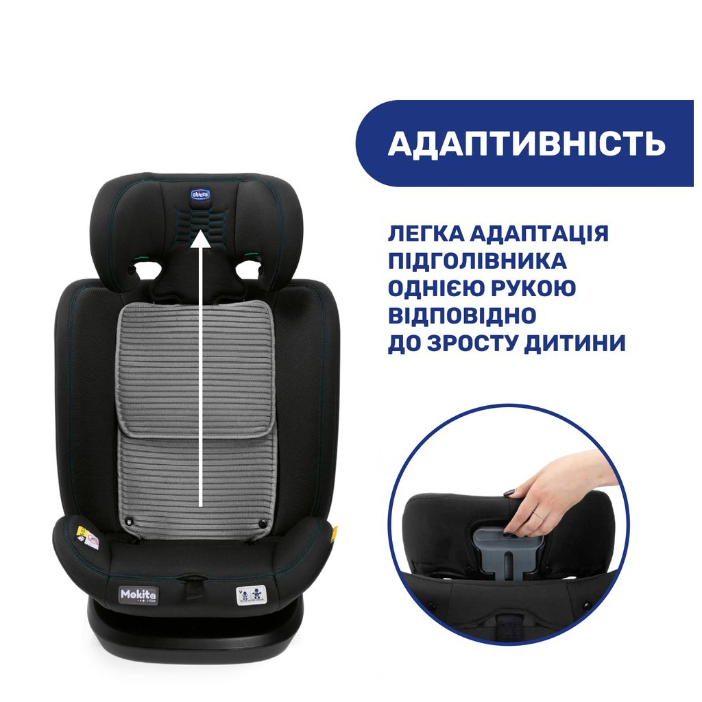 Автокрісло Chicco Mokita Air i-Size Сіре (87034.21) - зображення 7