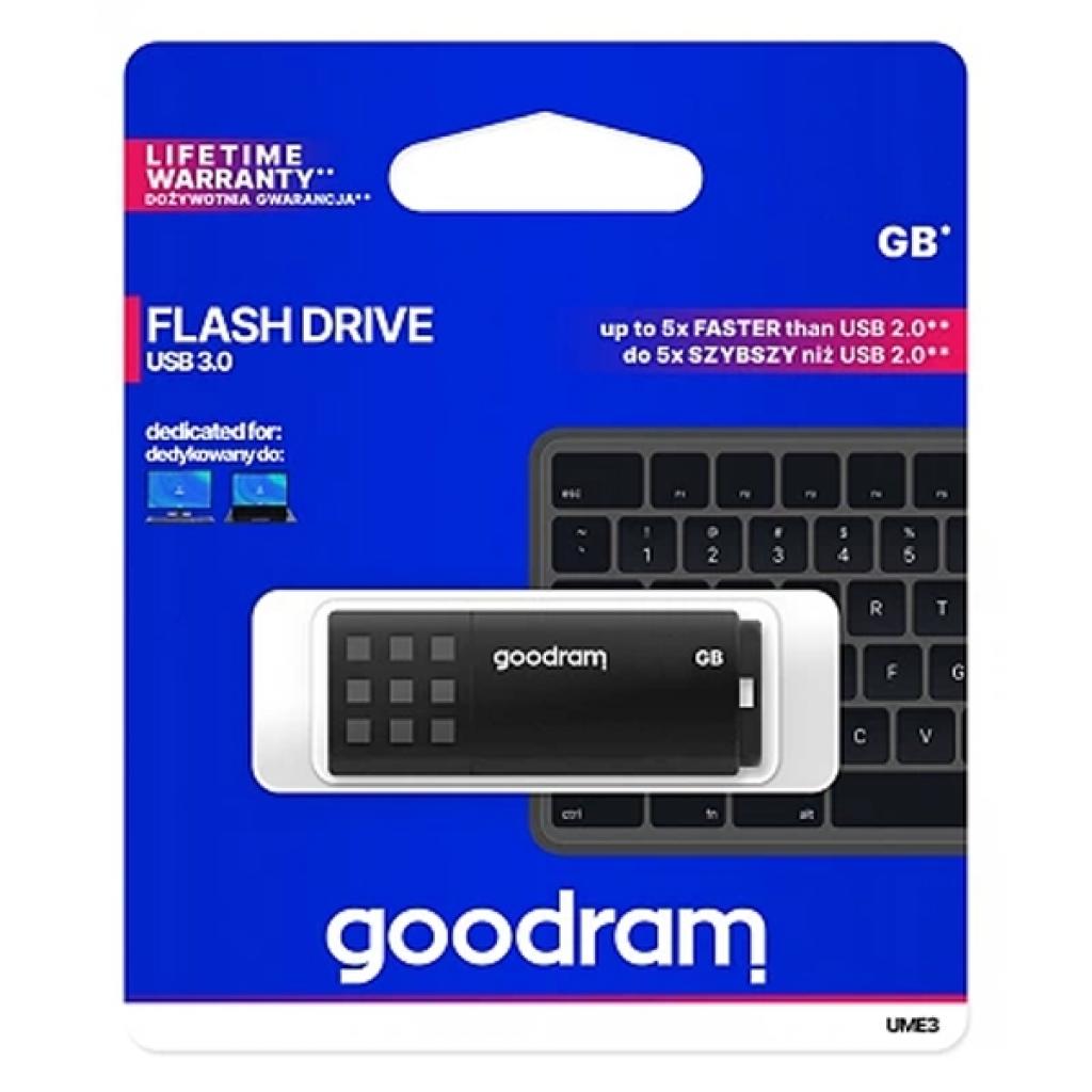 USB флеш накопичувач Goodram 16GB UME3 Black USB 3.0 (UME3-0160K0R11) - зображення 4