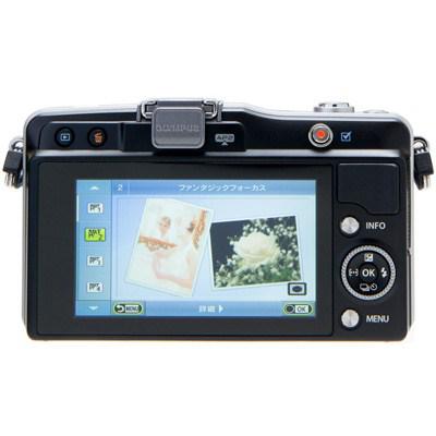 Цифровий фотоапарат Olympus PEN E-PM2 14-42 mm kit Flash Air black (V206021BE010) - зображення 2