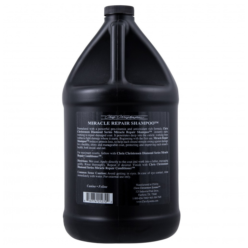Шампунь для тварин Chris Christensen Miracle Repair для догляду за шерстю 3.8 л (819774012702) - изображение 2
