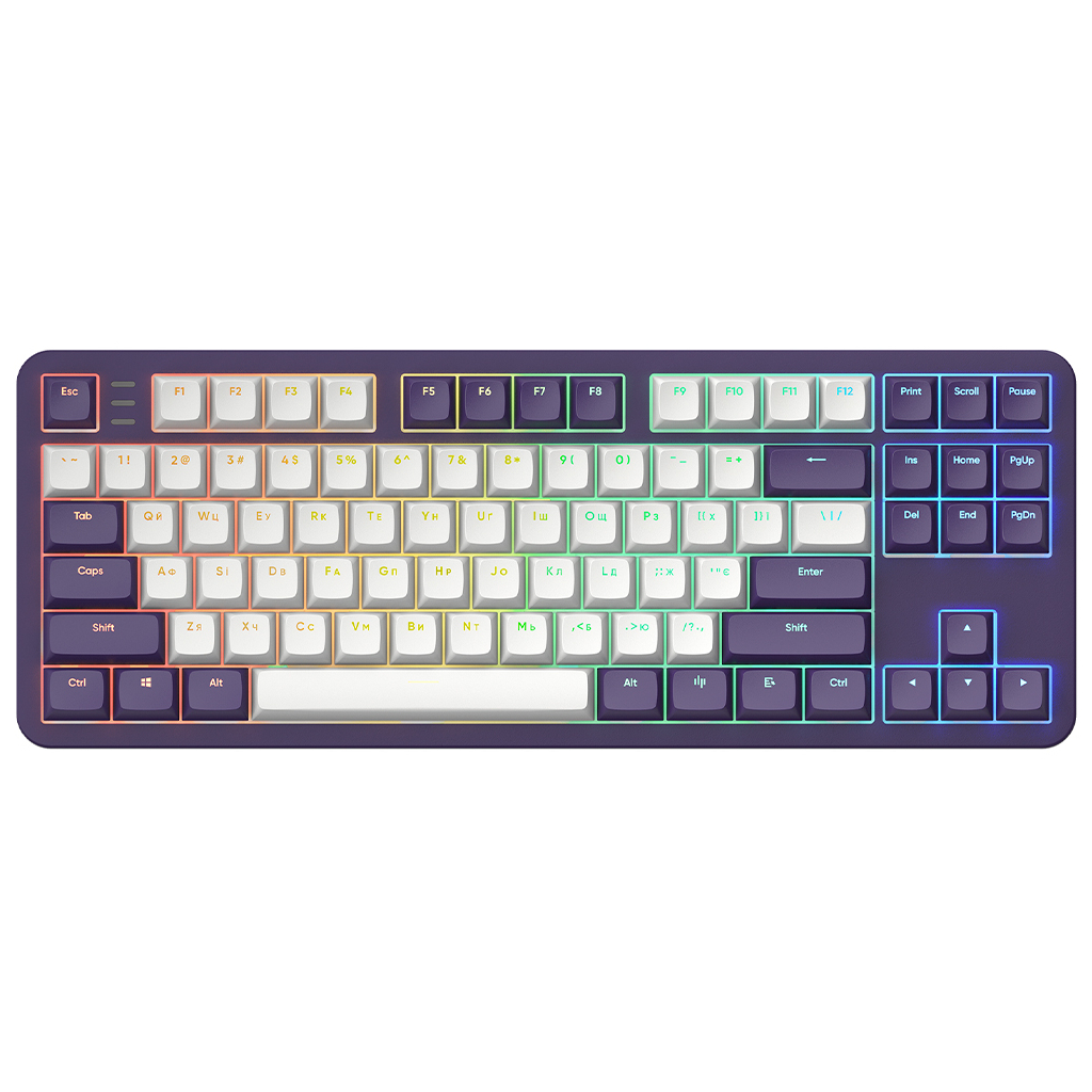 Клавіатура Dark Project ALU87 ABS RGB Mech G3MS Sapphire USB Violet (DPKB_VIOLET_87_ANSI_UA) - зображення 2